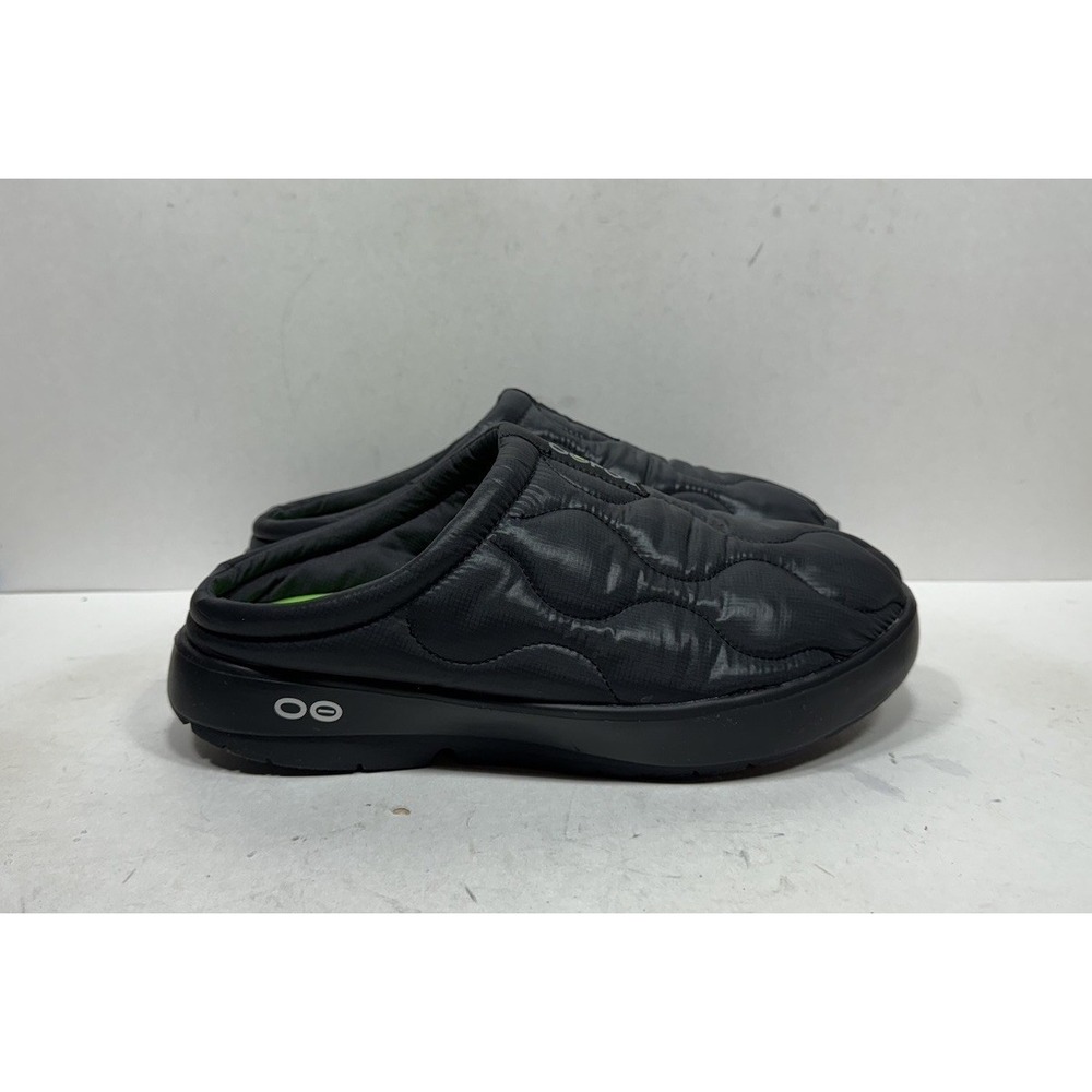 OOFOS OOcoozie Thermo Mule Men's Size 11.5 Recovery Shoes Black
